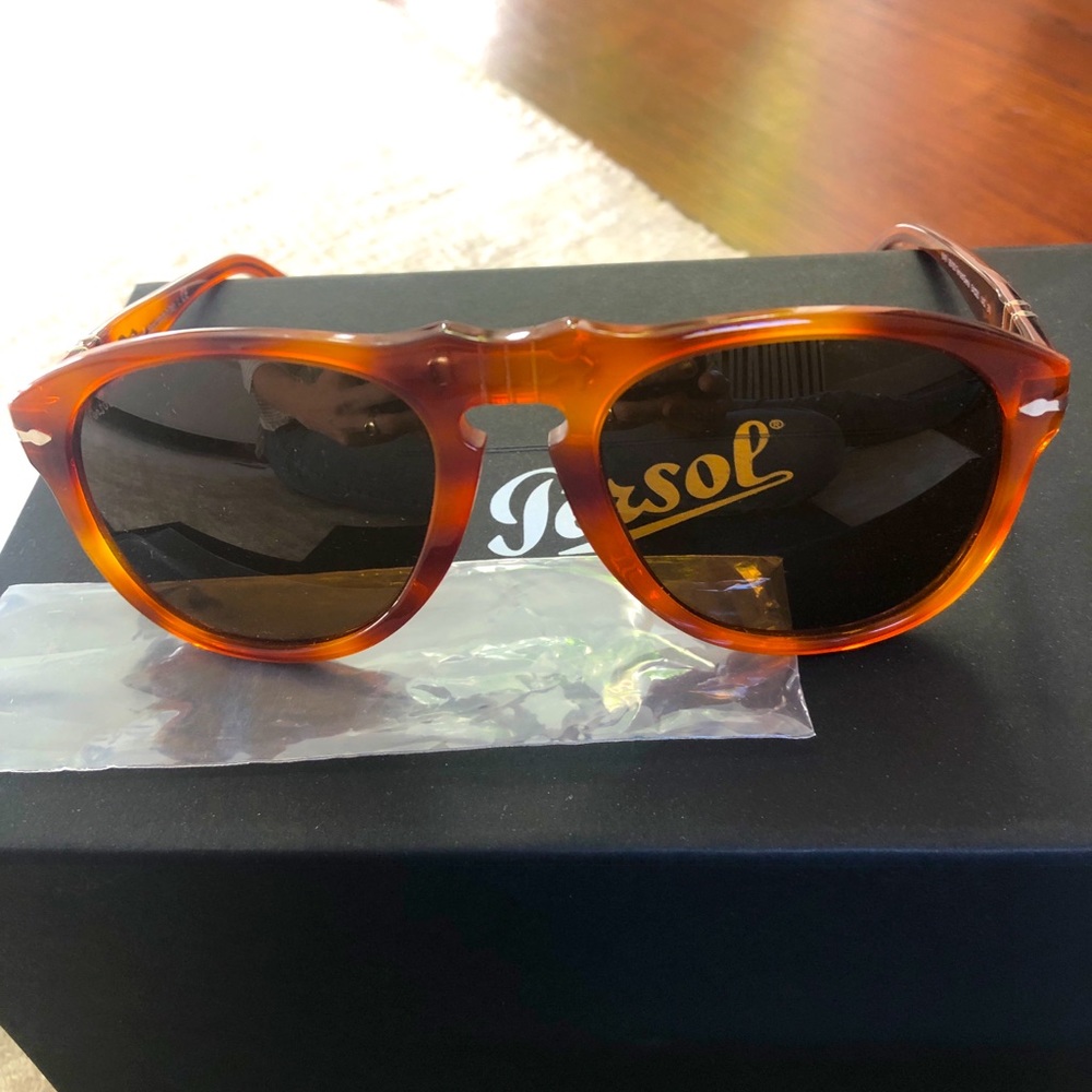 NWT Persol 649 Original Light Havana Brown